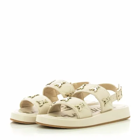 Сандали Момичета PATRIZIA PEPE – PP175.02 OFF WHITE/PLATINO — снимка 3