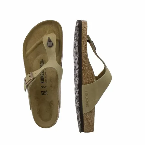 Мъжки Чехли Комфорт BIRKENSTOCK – 943811 GIZEH TABACCO BROWN — снимка 5