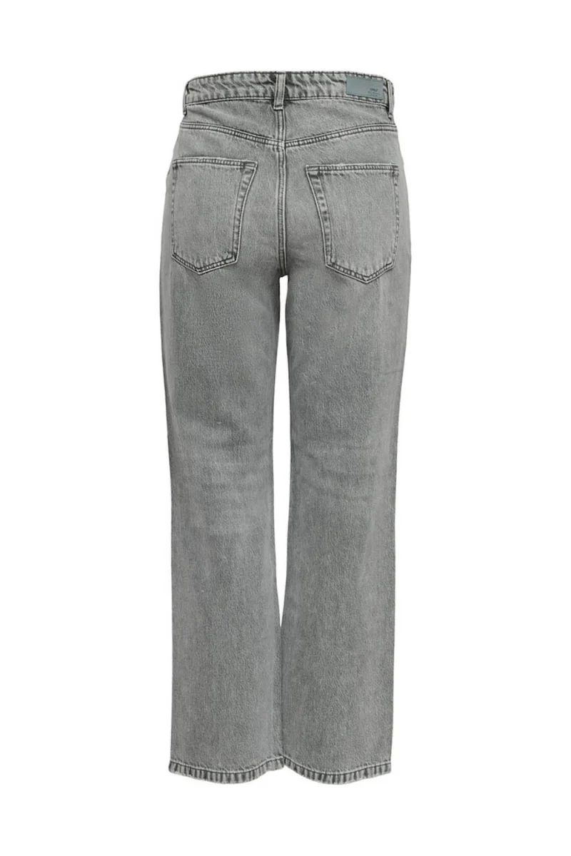Jean Onlmegan Life Hw Ex Wide Ank Bb Pim077 15223902 bs000056 light grey denim — снимка 2