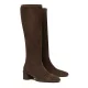Дамски кафяви ботуши Cap - Toe TORY BURCH — снимка 3