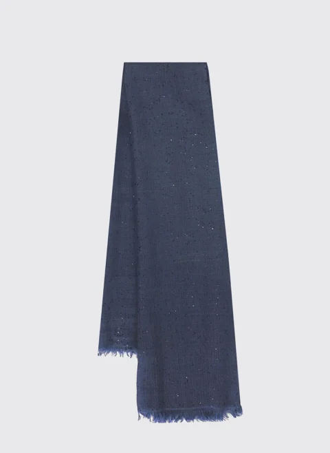 Шал от кашмир и коприна Brunello Cucinelli