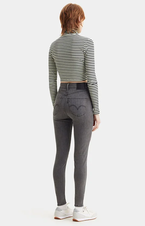 Сиви дънки Levi’s® MILE с накъсан детайл — снимка 2