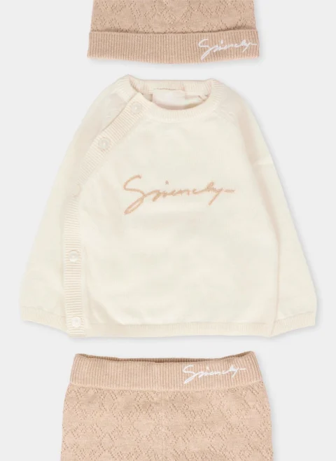 Комплект за бебета от фино плетиво Givenchy Kids — снимка 2