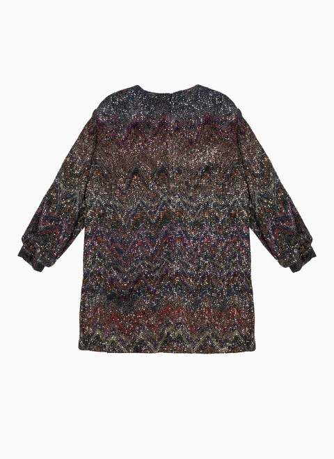 Рокля с пайети Missoni Kids — снимка 4