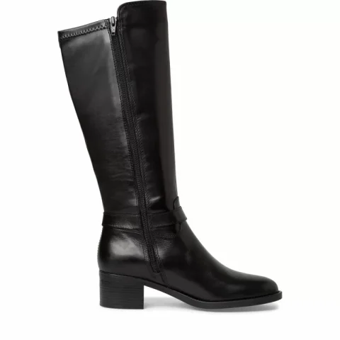 Ботуши На Ток TAMARIS – 1-25537-41-001 BLACK — снимка 2