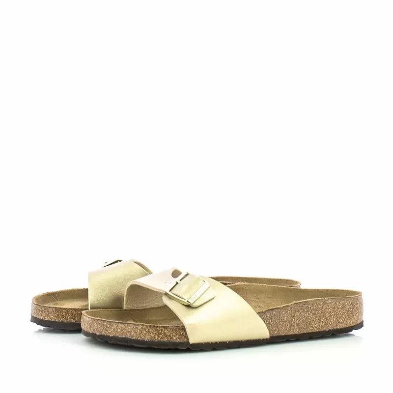 Дамски Чехли Комфорт BIRKENSTOCK – 1016106 MADRID GOLD — снимка 3