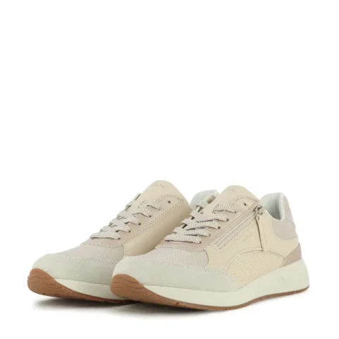 Дамски Сникърс GEOX – D65NQB D BULMYA PAPYRUS/LT GOLD — снимка 3