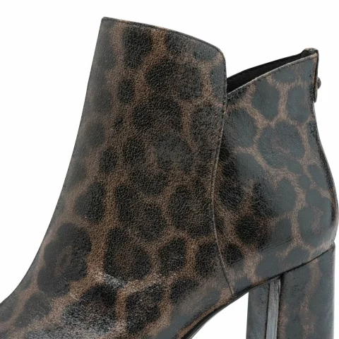 Дамски Боти На Ток TAMARIS – 1-25362-45-360 LEOPARD — снимка 4