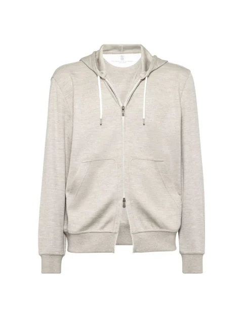 Суитшърт с кашмир Brunello Cucinelli — снимка 11