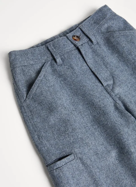 Панталон от вълна 'Functional look' Brunello Cucinelli Kids 12 — снимка 3