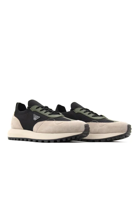Sneakers EM003739AF19724 M1013 beige+black — снимка 2