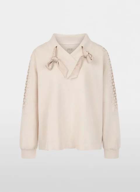 Суитшърт с декоративни кристали Marc Cain Sports — снимка 12