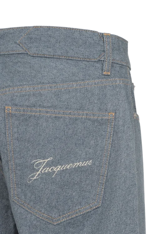Nîmes Embroidered-Pocket Jeans — снимка 3