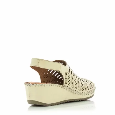 Дамски Сандали Комфорт VERONELA – 128.21 R14 NUDE — снимка 3