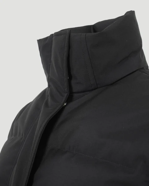 Cropped Down Jacket in Black — снимка 3