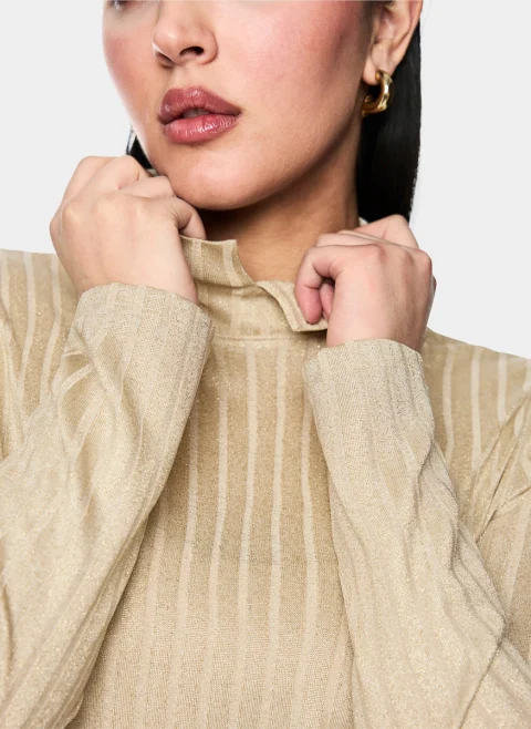 Блуза с лурекс Marc Cain Collections — снимка 5
