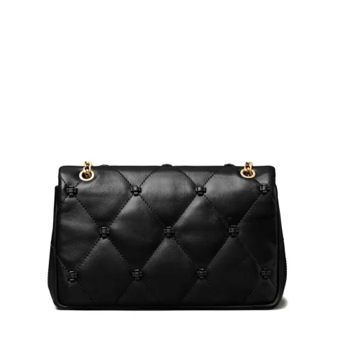 Дамска черна чанта SMALL BUNNY KNOT TORY BURCH — снимка 8