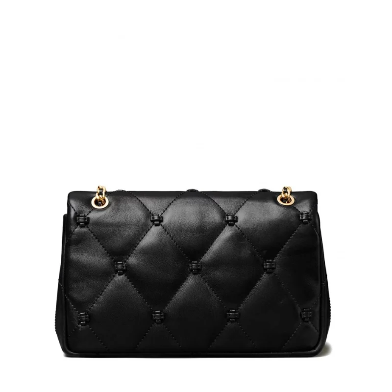 Дамска черна чанта SMALL BUNNY KNOT TORY BURCH — снимка 8