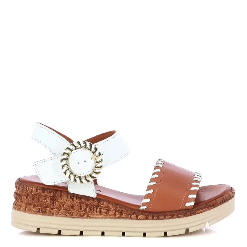 Дамски Сандали На Платформа VERONELLA – 030-344-3565 WHITE/COCONUT