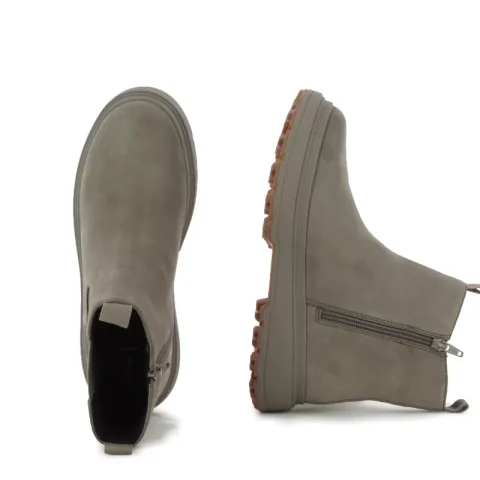 Дамски Равни Боти GEOX – D46XMD D LAMIDIE/GRIP TAUPE — снимка 6