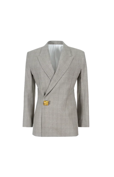 Prince of Wales Wool Jacket