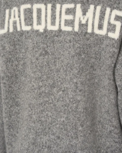 Wool Blend Sweatshirt in Grey — снимка 3