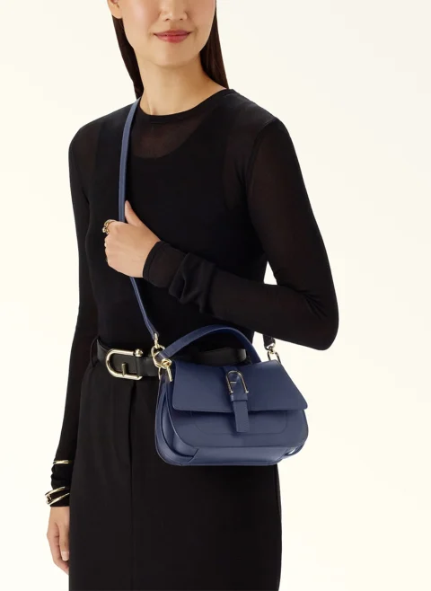 Чанта Furla Flow Mini Nuvola Blu Reale — снимка 7