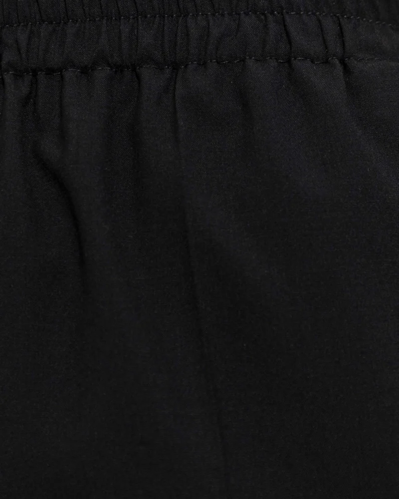 Pleated Wool Trousers in Black — снимка 2