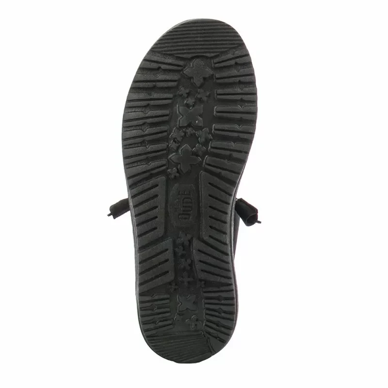 Мъжки Ежедневни HEY DUDE – 40700-060 WALLY STRETCH BLACK — снимка 4