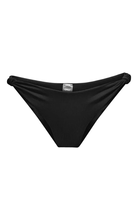Bikini Bottom Onlsienna Rib Knot Bikini Brazilian 15314222 C-N10 black