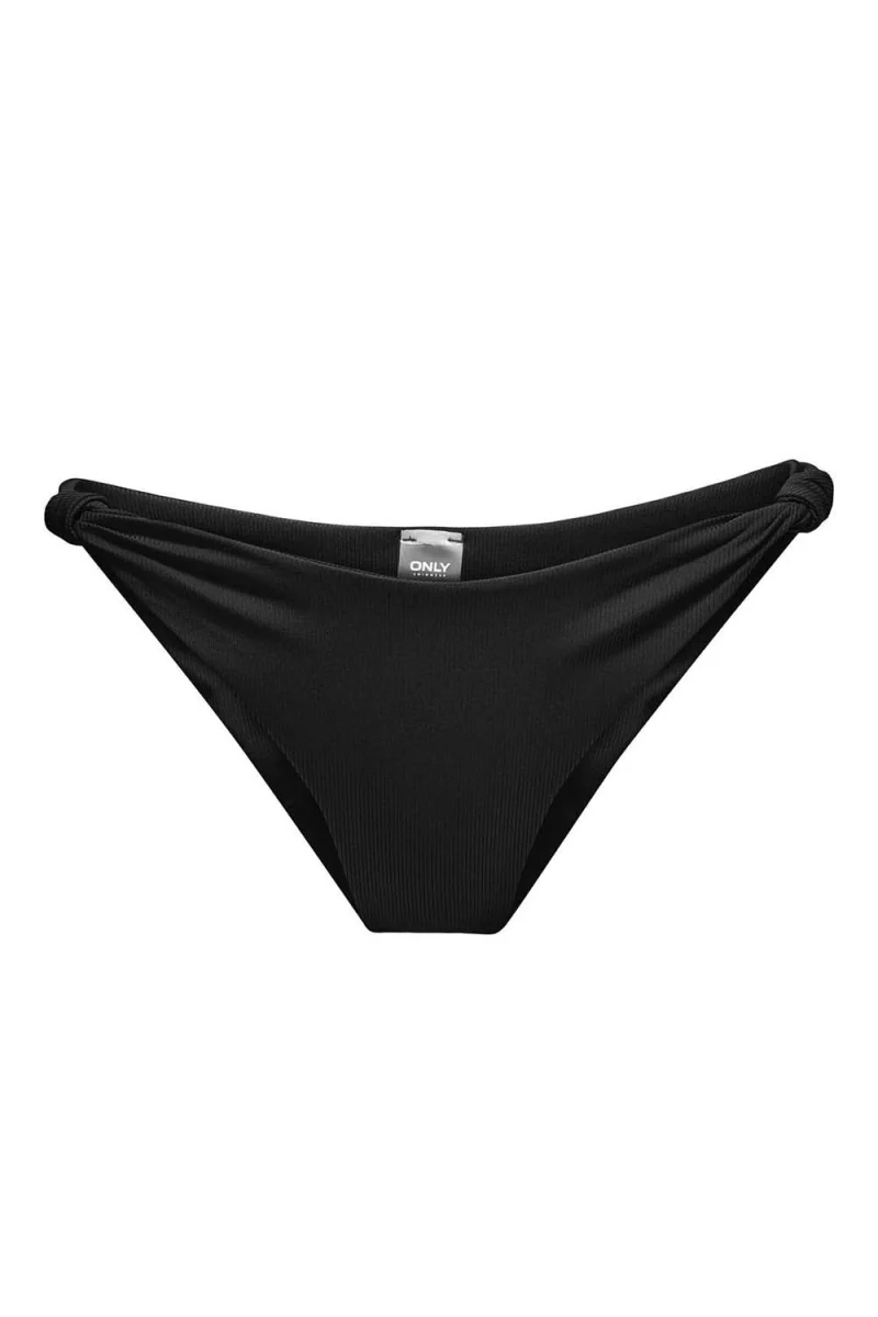 Bikini Bottom Onlsienna Rib Knot Bikini Brazilian 15314222 C-N10 black