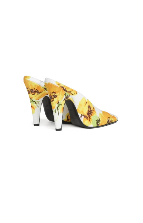 Cone Mules in Flower Print — снимка 3