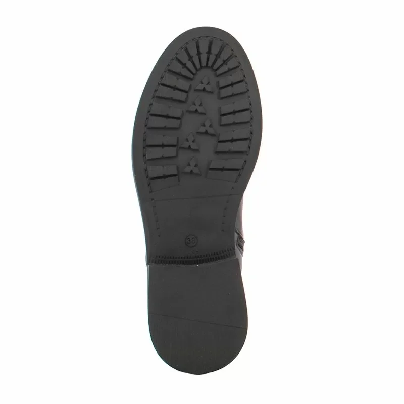 Дамски Кубинки CARLO FABIANI – 247-8455 BLACK LEATHER — снимка 4