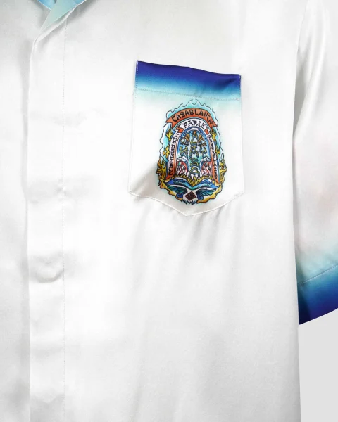 Casa Way Skate Short Sleeve Silk Shirt — снимка 2