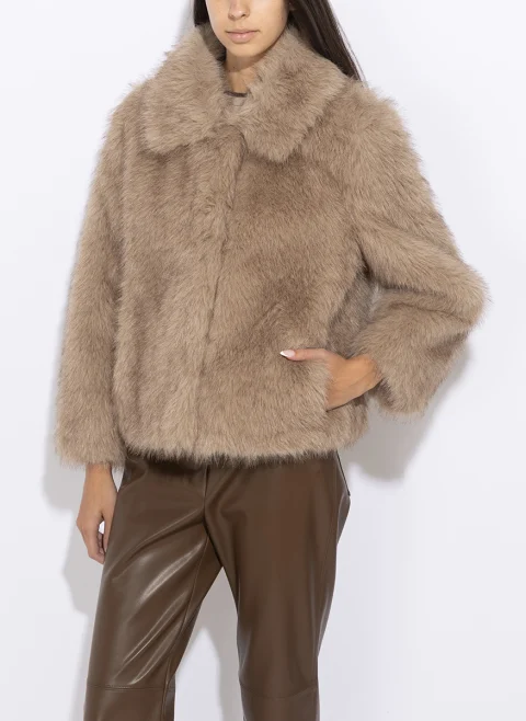 Късо палто 'Faux fur' 'S Max Mara Smmalce — снимка 2