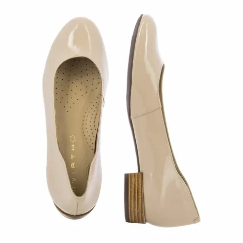 Балерини WIRTH – 4930 VERNIZ SUPER SOFT NUDE — снимка 5
