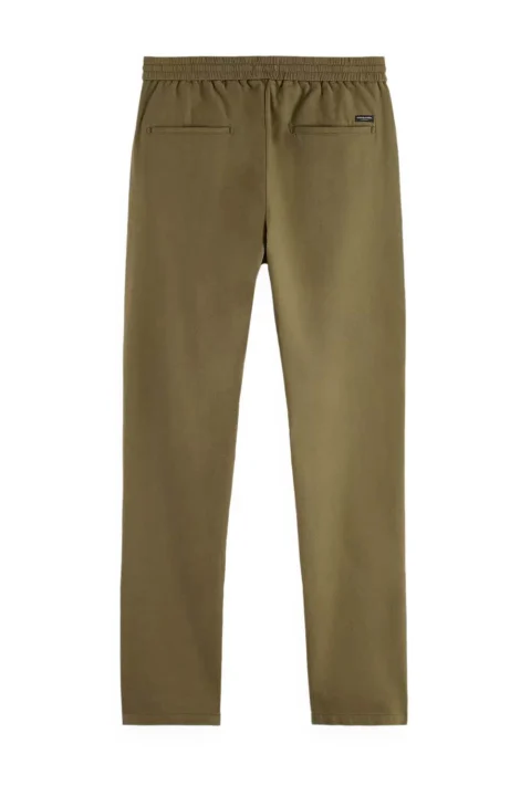 Панталон Warren Linen Straight Jogger 179834 SC300 classic green — снимка 2