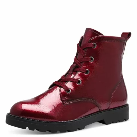 Дамски Кубинки TAMARIS – 1-25261-43-580 BORDEAUX PAT. — снимка 3