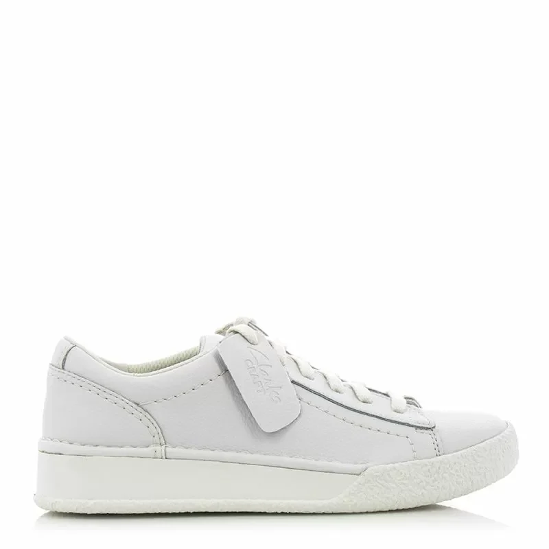 Дамски Сникърс CLARKS – 26167544 CraftCup Walk White Leather