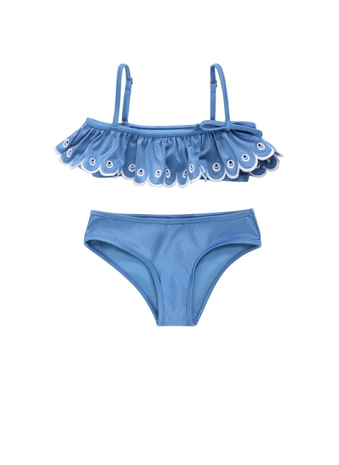 Бански 'Embroidery Frill' Zimmermann Kids