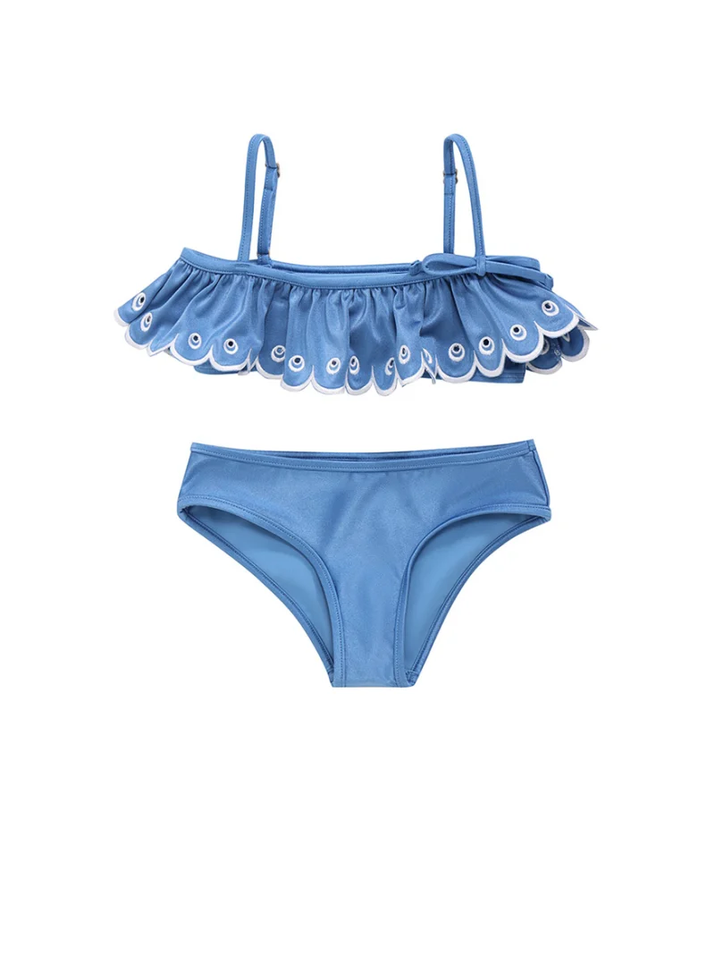 Бански 'Embroidery Frill' Zimmermann Kids