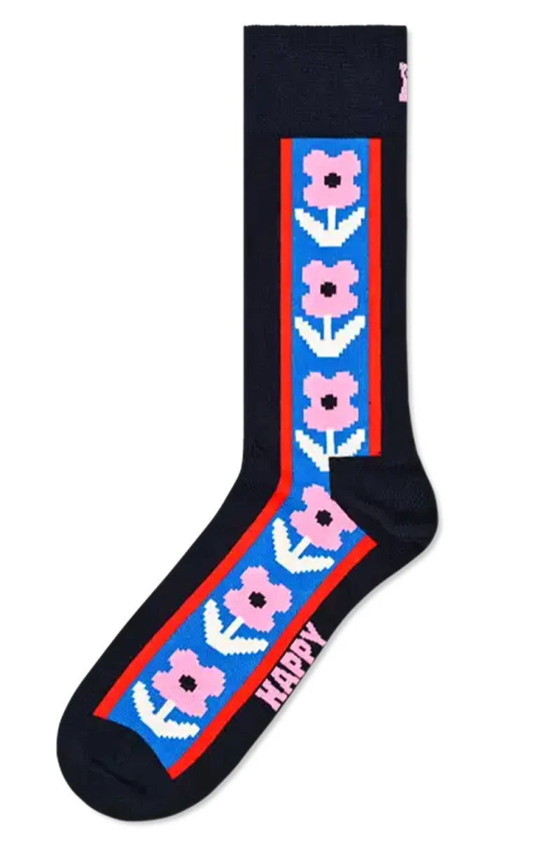 Чорапи Vertical Flowers P006812 multicolor — снимка 2