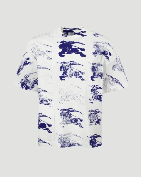 EKD Cotton T-Shirt in White — снимка 4