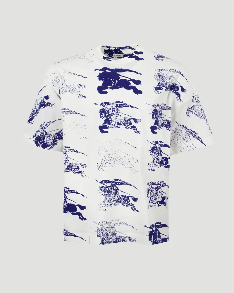 EKD Cotton T-Shirt in White — снимка 4