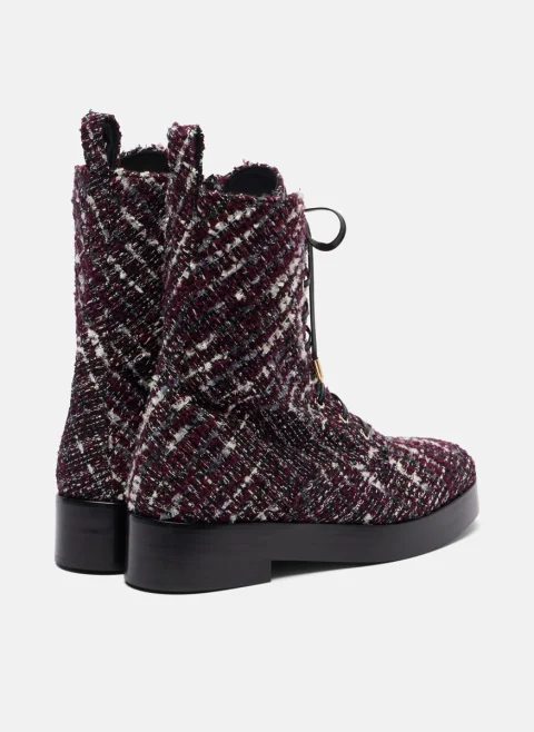 Боти от туид 'Ben 20' Aquazzura — снимка 3