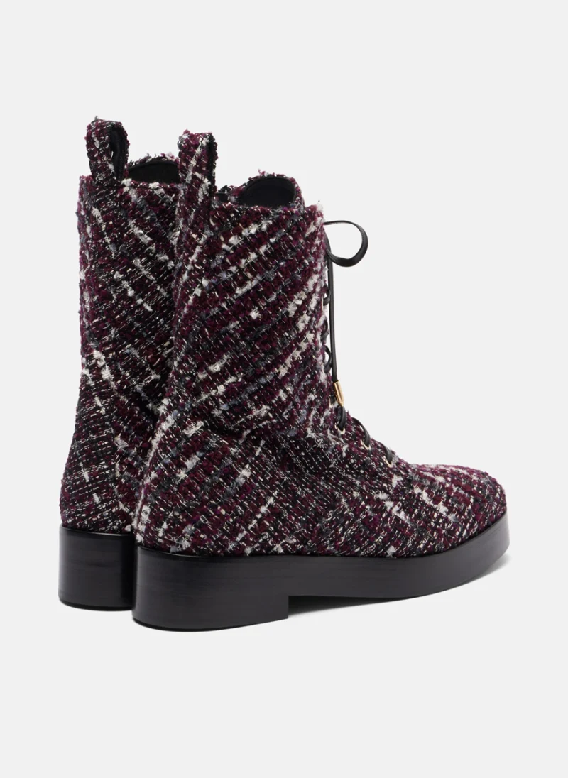 Боти от туид 'Ben 20' Aquazzura — снимка 3