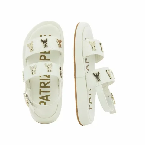 Сандали Момичета PATRIZIA PEPE – PP175.27 BIANCO/PLATINO — снимка 5