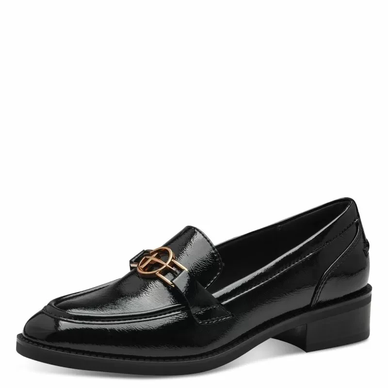Дамски Лоуфър TAMARIS – 1-24303-43-018 BLACK PATENT — снимка 3