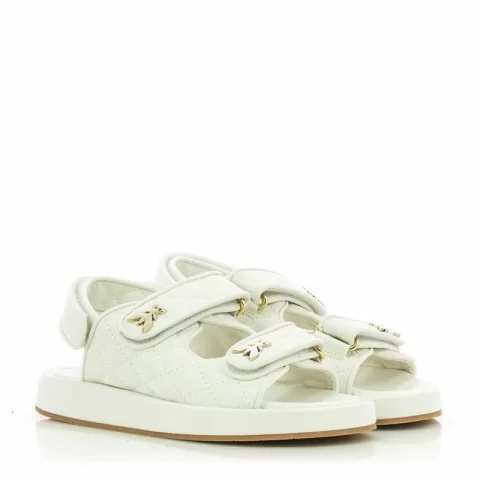 Сандали Момичета PATRIZIA PEPE – PPJ178.06 BIANCO/PLATINO — снимка 3