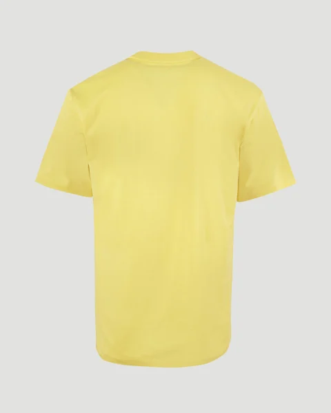 Regular Short Sleeve T-Shirt in Yellow — снимка 3